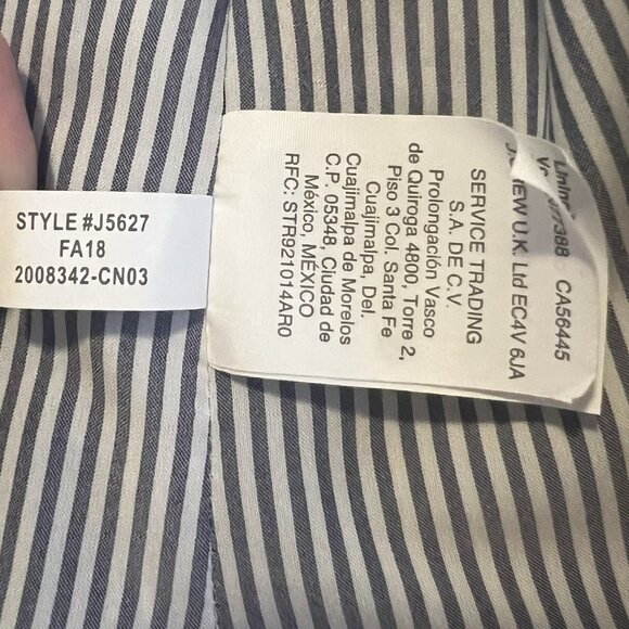 J.Crew Women Wool Blazer Blue Size 10 Winter Preppy Academia Professional - Picture 12 of 13